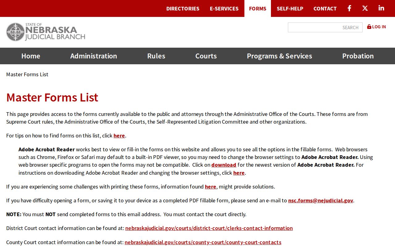 Nebraska bench-warrant forms relevant to Logan County records