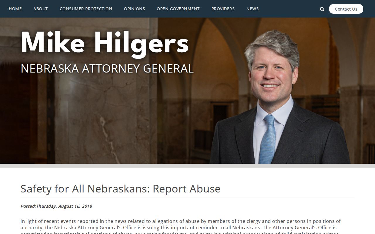 Nebraska tip-program reference linked from the Logan County Sheriff