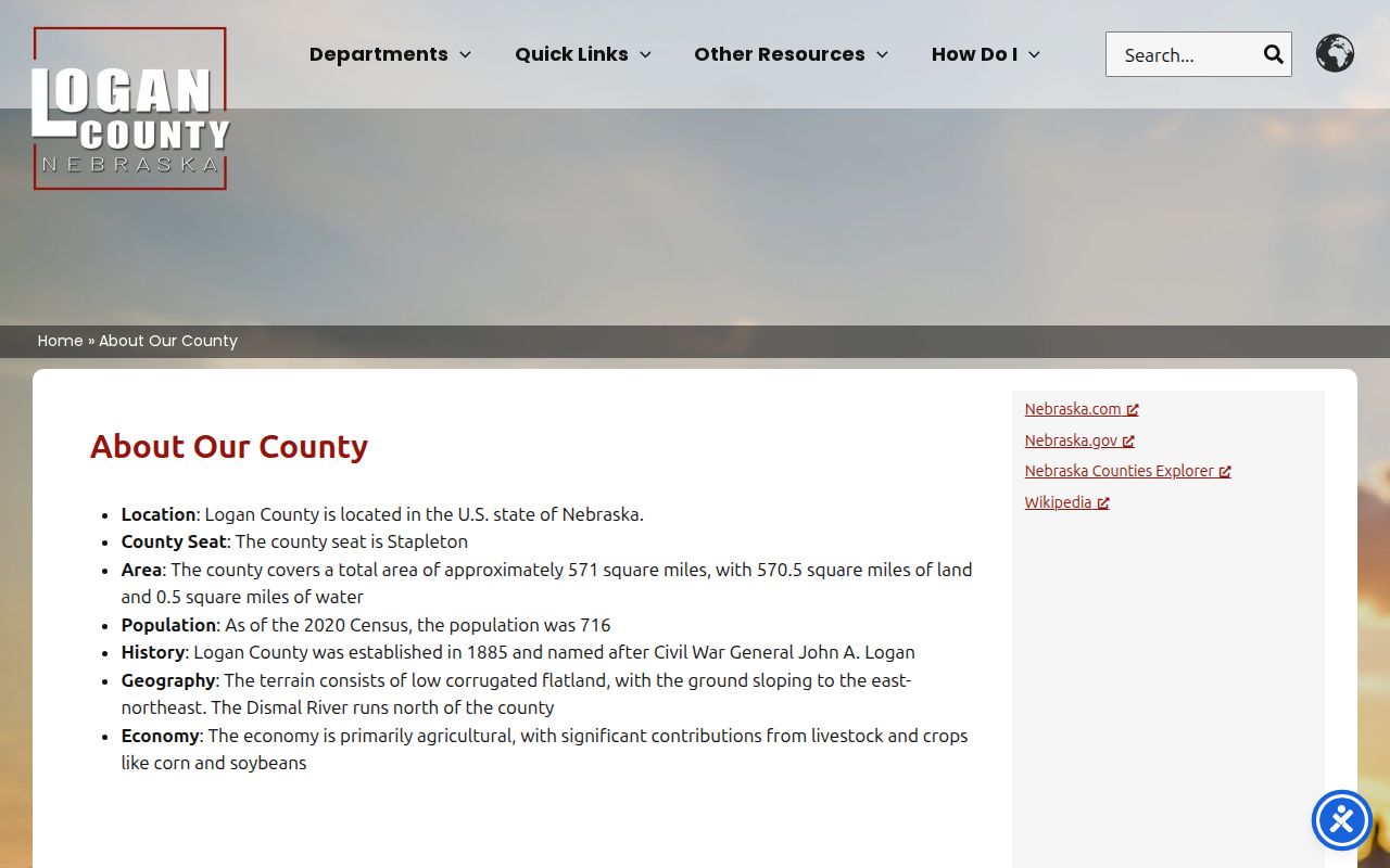 Stapleton county-seat context for Stapleton warrant records